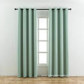 Light Green Blackout Curtains Grommets